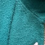 Sundance Teal Button-Accent Henley Knit Sweater Silk Blend Autumn Women’s M Photo 5