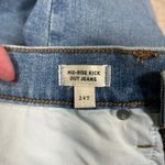 Madewell  Mid Rise Kick out Crop Jeans Medium Wash Blue Womens Size 24 Tall Photo 6