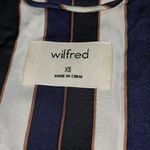 Wilfred ‎ Aritzia Womens Navy White Striped Durante Robe XS Photo 3