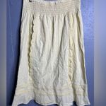 Free People Whitney Midi Skirt Yellow size Yellow Photo 6