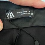 ZARA faux suede high waisted dress pants with ankle zippers Photo 1