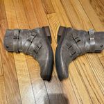 Bussola Prague Taupe Leather Distressed Buckle Straps Belts Combat Zombie Apocalypse Grunge Tom Rider Moto Riding Biker ankle boots cushion insoles rubber outsole anti-slip Photo 4