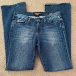 Lucky Brand Women's Sweet N Low Flair Distressed Denim Blue Jeans Photo 1