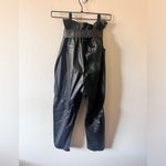The Frankie Shop Kate Faux Leather Black Trousers Size S Photo 5