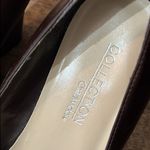 Chadwick's  COLLECTION Chocolate Brown Leather Pumps Wedge Heels Size 6.5 Photo 8