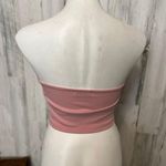Pink Strapless Top Size M Photo 4