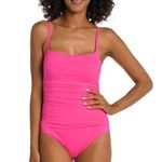 La Blanca Island Goddess Lingerie One Piece - Pop Pink, Size 4, $85 Photo 0