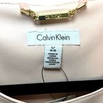 Calvin Klein NWT  Women’s Faux Leather Long Coat Pale Pink Size Large Photo 5