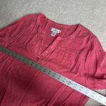 Vineyard Vines Women's 14 Pink Flutter Paradise Linen Blend Dress Vacation Photo 4