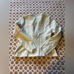 CAbi EUC  White Lace Blazer Jacket Lightweight Cotton size small Photo 3