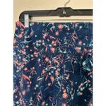 Sweaty Betty Power Zip Pocket Workout Crop Leggings Womens Size XL Blue Floral Photo 3