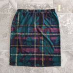 Melissa Paige  Plaid Pencil Skirt in Green Multicolor, Size 1X, New with Tag Photo 3