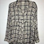 Style & Co Stars Plaid Button Down Blouse Photo 0
