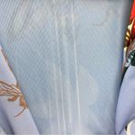 Mango  Blue Floral Bumblebee V-Neck Tie Front Maxi Dress Size 6/Medium *FLAWED* Photo 12