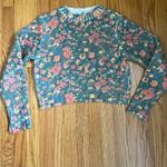 ZARA  Multicolor Floral Knit Sweater Photo 6