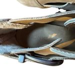 Vionic  Booties Womens Size 11‎ Taupe Suede Leather Block Heel Cut Out Buckle Zip Photo 3