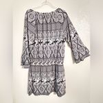 White House | Black Market Whit House Black Market, Black and White Patterned Dress Size: 14 Photo 3