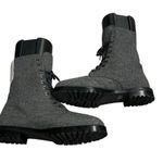 Lafayette 148 Finely Women's Combat Boots Wool Cashmere Size 10 Multicolor Lace Photo 5