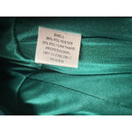 Rickie Freeman Teri Jon Emerald Green Velvet Off the Shoulder Long Column Gown 6 Photo 11