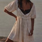 Anthropologie Pilcro Puff-Sleeve Eyelet Playsuit/Romper, Size XS Photo 5