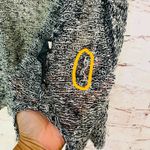 Eileen Fisher Organic Linen Cotton Blend Cardigan Vest XL Open Front Knit Black Photo 4