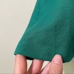 Deletta Anthropologie  Green Sleeveless Peplum Blouse Womens S Y2K Twee Preppy Photo 1