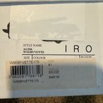 IRO NIB Women's Natural Yvette Suede Ankle Boots - sz 41 Photo 8