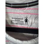 Smartwool  Ash Heather Stripe Merino 150 Baselayer Long Sleeve Shirt EUC Size M Photo 4
