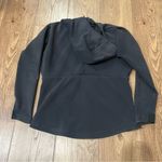 Athleta  Gray Black Spandex Full Zip Hooded Jacket Size XS Photo 2