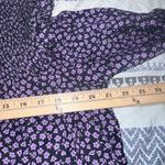 Barbour NWOT‎  Womens Blouse SZ 10 Midhurst Floral High Neck Purple Long Sleeve Photo 3