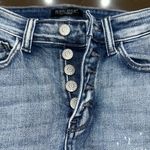 Judy Blue  Skinny Fit Beach Splash Distressed‎ Light Wash Button Fly Jeans 3/26 Photo 7