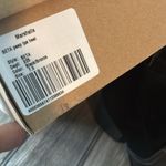 Naked Feet Black Heeled Boots Chelsea Style peep toe 7.5 new in box leather Photo 2