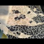 CAbi  Grey & Cream Spotted Pull On Mini Skirt Womens S Polka Dot Preppy Casual Photo 6