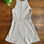 Halston Heritage  Beaded Nude Beige Knee Length Cocktail Dress Photo 3