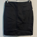 Tory Burch Navy Stretch Twill Pencil Skirt Photo 0