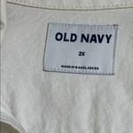 Old Navy  cropped denim Calla lily button down jacket, size  2X Photo 4