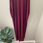 Lulus  Maxi Boho Dress Maroon Sz S/M Photo 7