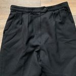 Giorgio Sant’ Angelo Pleated Black Wool Dress Pants 10 Photo 1