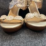 Jack Rogers  Metallic Gold Sandals Photo 3