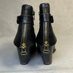 B.O.C. By Born Richardson Black Leather Heeled Ankle Boots Women’s Size 6 Photo 5