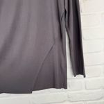 The Frock Dark Taupe Gray Long Sleeve Tunic Top Classic Flowy Large Photo 3