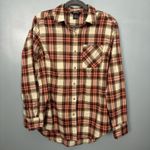 Outdoor Research Women's Kulshan Flannel Shirt Medium Relaxed Cinnamon Brown Photo 1