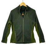Browning Browing Dark Green Full Zip Long Sleeve High Neck Sweater Jacket Size Large Photo 0