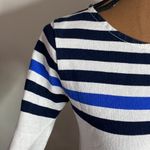 J.Crew striped knit 3/4 sleeve nautical sweater top size XS Photo 6