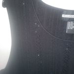 Requirements  3X Sleeveless Knit Black Ribbed Shell Top Plus Photo 3