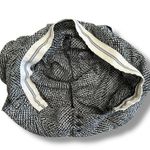 Anthropologie  Tiny Pants L Black White Print‎ Cotton Boho Cuffed Cropped Photo 8