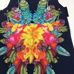 INDIKAH ‎ Side Cutout Floral Print Sleeveless Dress Photo 1