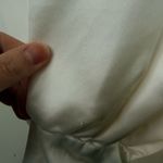 New Sau Lee Maxi Dress White Satin Noah Gown Strapless Bridal Wedding sz4 flaw Size 4 Photo 7