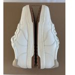 Madewell Court Sneakers in White Leather in Ivory Multi, Size 7.5 Photo 3