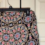 Bebop Black Floral Elastic Waist Lounge Sleep Shorts L Photo 8